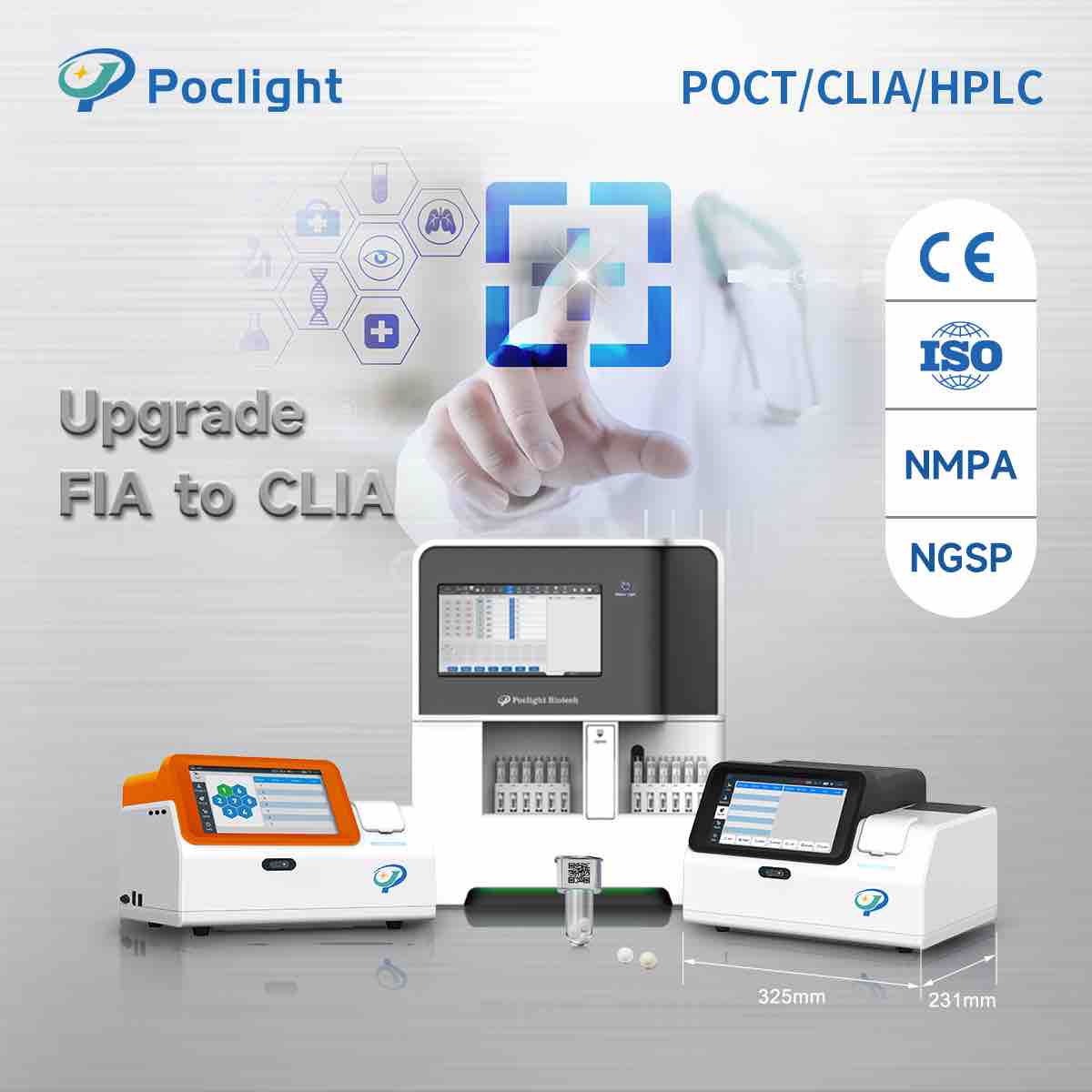 Poclight की डिटेक्शन किट का उपयोग करके PLGF परीक्षण कितना सटीक है